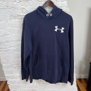 Under Armour Navy Charged‎ Cotton Storm Coldgear Loose Hoodie Size L